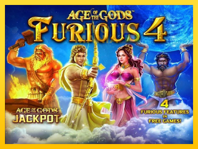 Masina de jocuri Age of the Gods Furious Four cu șansa de a câștiga