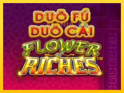 Masina de jocuri Duo Fu Duo Cai Flower Riches cu șansa de a câștiga