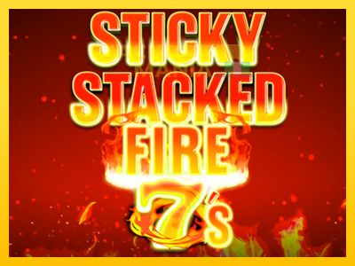 Masina de jocuri Sticky Stacked Fire 7s cu șansa de a câștiga