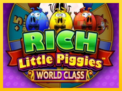 Masina de jocuri Rich Little Piggies World Class cu șansa de a câștiga