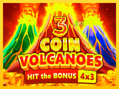 Masina de jocuri 3 Coin Volcanoes cu șansa de a câștiga