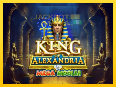 Masina de jocuri King of Alexandria Mega Moolah cu șansa de a câștiga