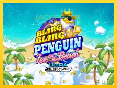 Masina de jocuri Bling Bling Penguin: Ice On The Beach cu șansa de a câștiga