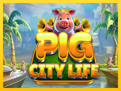 Masina de jocuri Pig City Life cu șansa de a câștiga